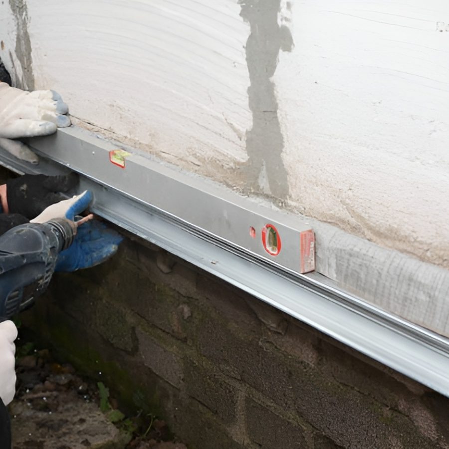 Structural foundation repair for a house in Dublin
