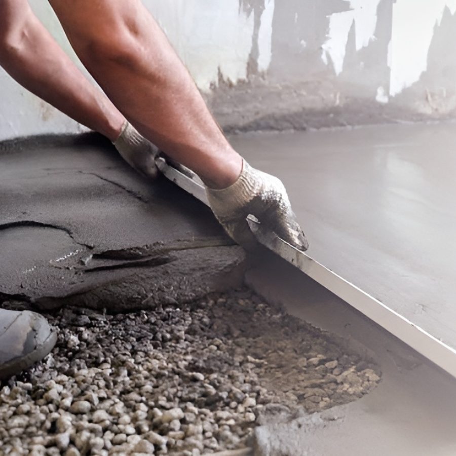 GEICO Builders team fixing home foundation cracks